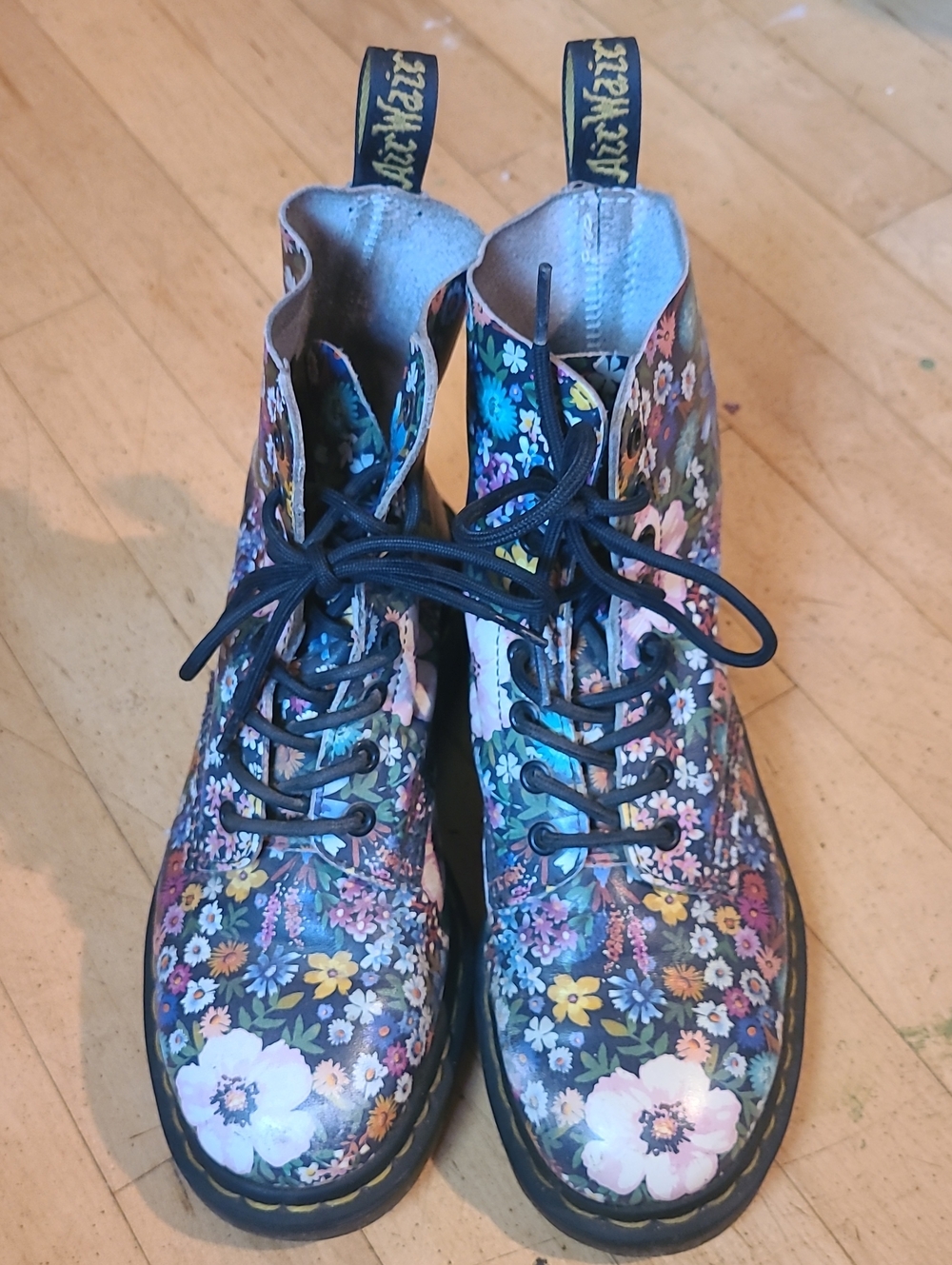 Dr. Martens Women's Floral Lace-Up Boots